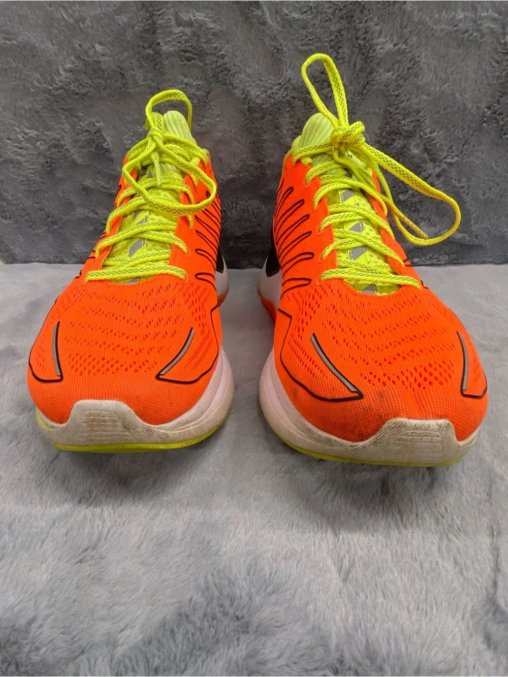 Saucony Endorphin Shift HI VIZ Mens Size 14 Orange Running Trainers Shoes